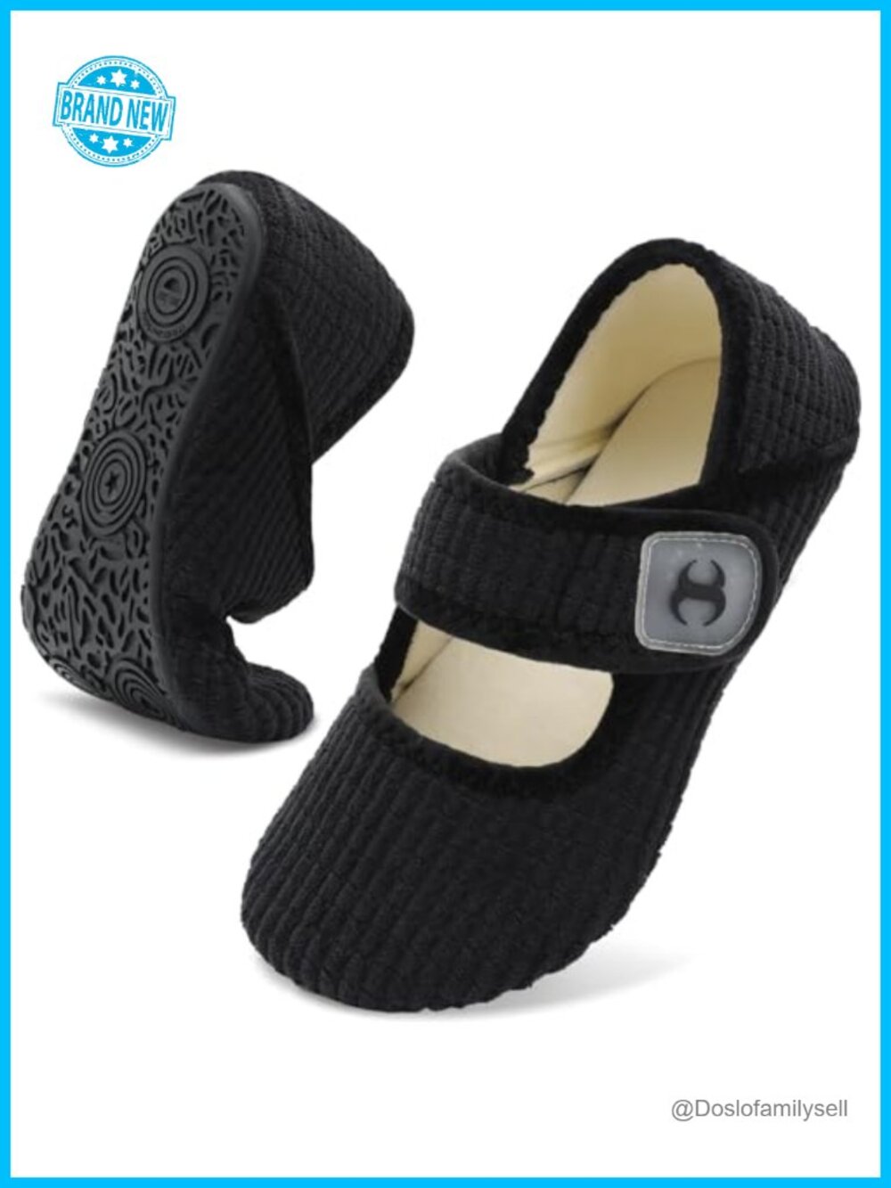 Wide Diabetic Slippers Faux Fur Slip On House Shoes